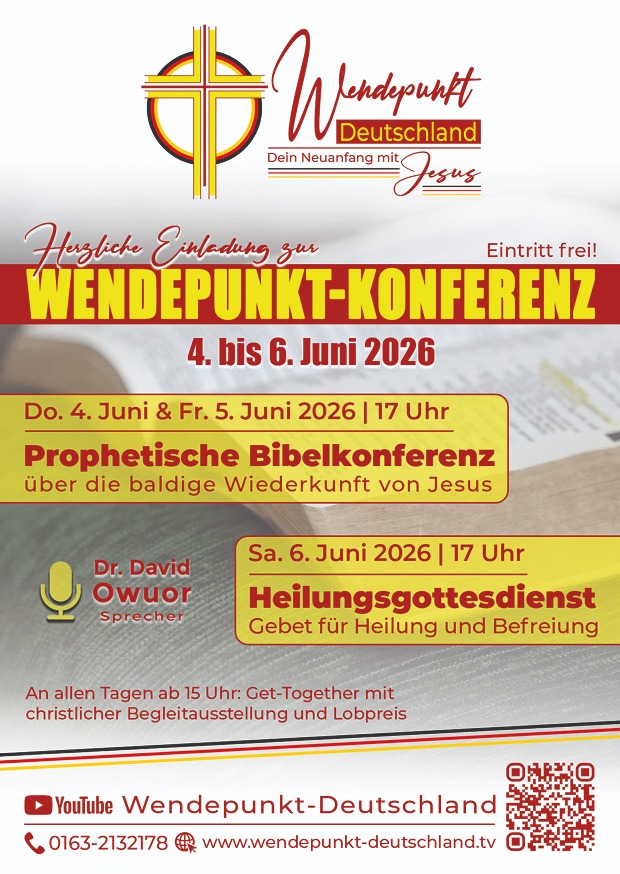 Bitte meldet Euch an unter info@wendepunkt-deutschland.tv