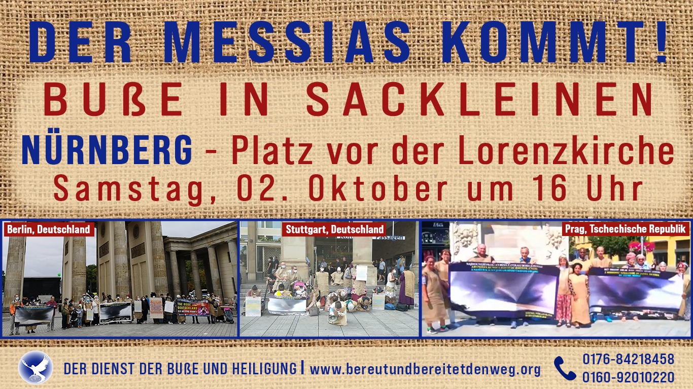 Pressemeldung - Buße und Gebet in Nürnberg