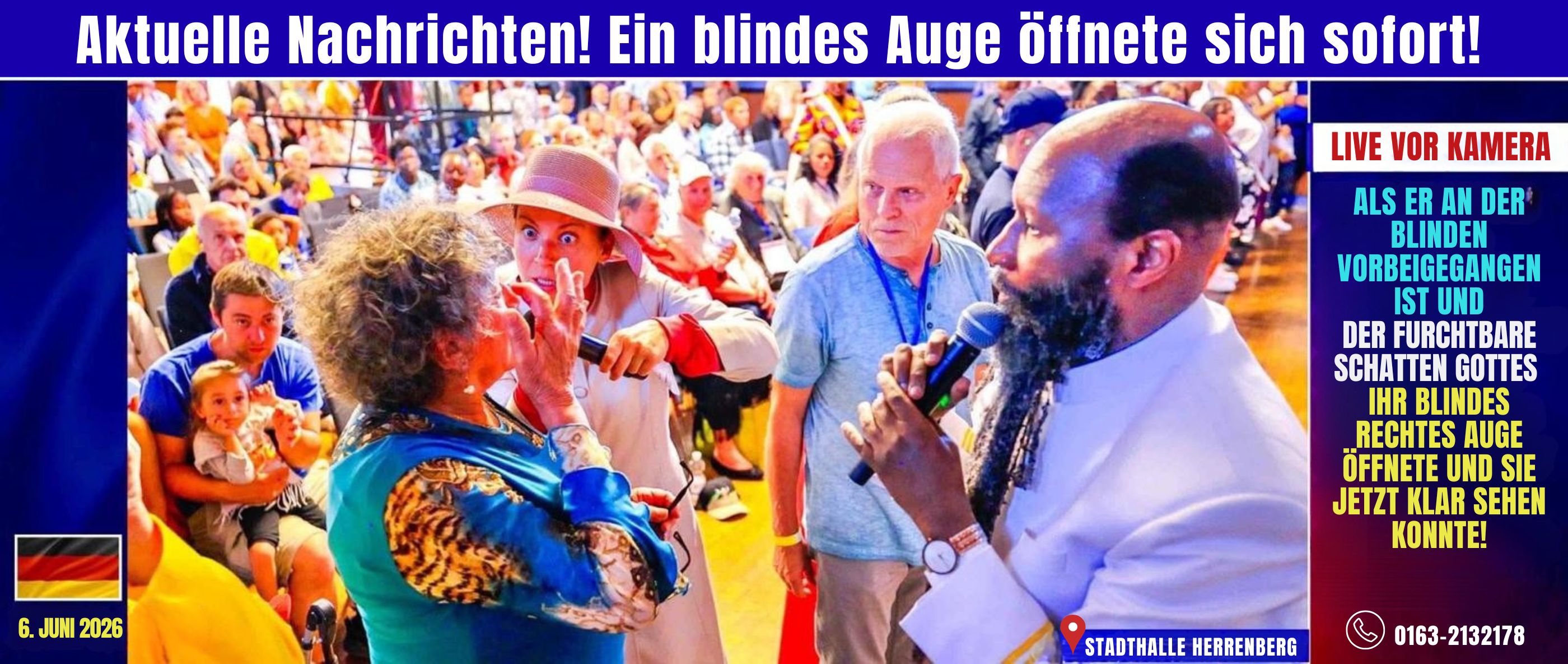 Heilungsgottesdienst in der Stadthalle Herrenberg 