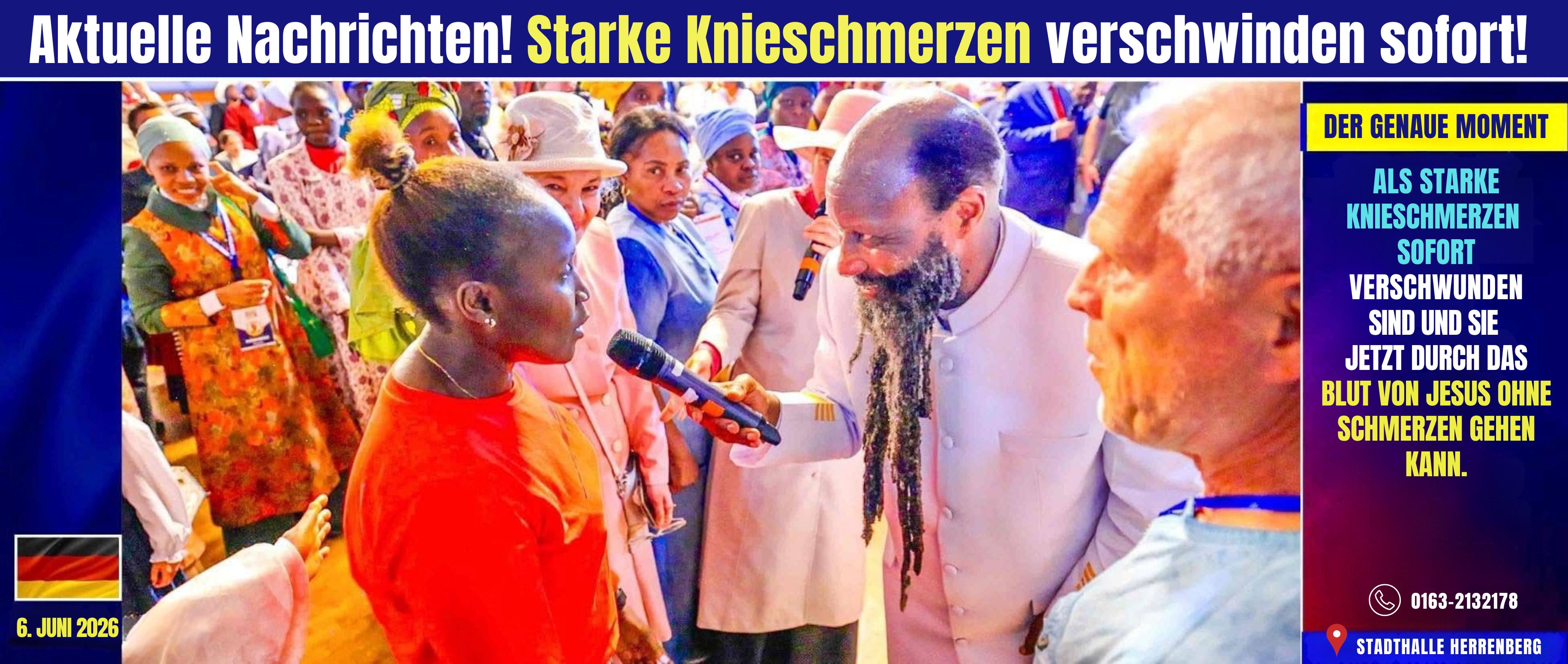 Heilungsgottesdienst in der Stadthalle Herrenberg 